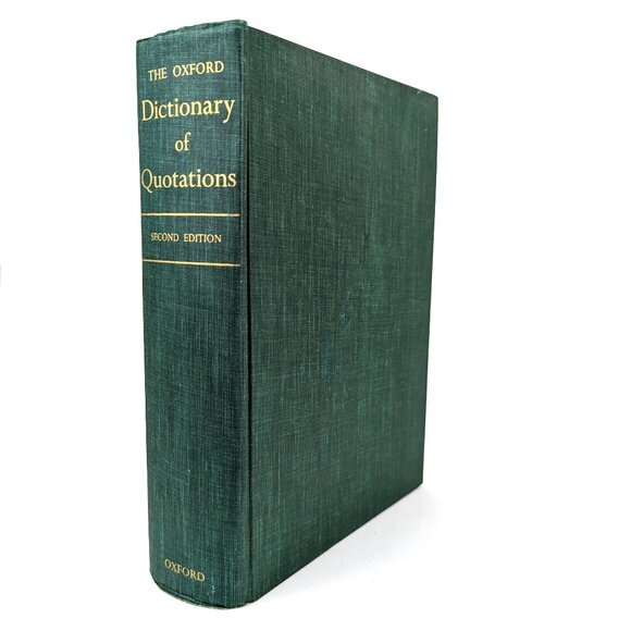 Oxford Dictioniary of Quotations 1955 Midcentury Classic Bookshelf Decor Book - Picture 1 of 12